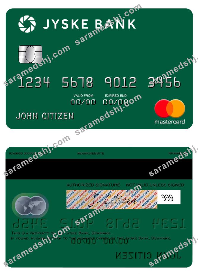 Denmark Jyske Bank mastercard